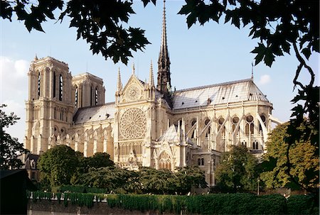 Cathedral of Notre Dame, Paris, France, Europe Stock Photo - Rights-Managed, Code: 841-02944571