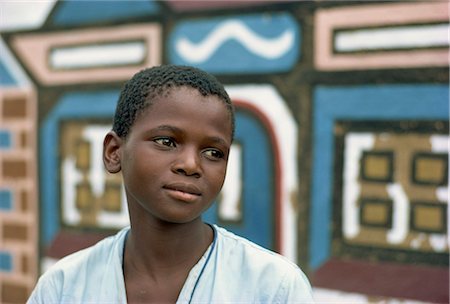 Portriat du jeune garçon, village Ndebele, près de Pretoria, Afrique du Sud, Afrique Photographie de stock - Rights-Managed, Code: 841-02944624
