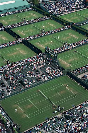 Aerial view of Wimbledon, England, United Kingdom, Europe Stock Photo - Rights-Managed, Code: 841-02944684