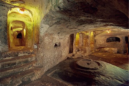 saint paul - Interior of Christian tombs in St. Pauls catacombs on Malta, Europe Stock Photo - Rights-Managed, Code: 841-02944715