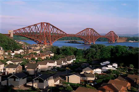 Forth Railway Bridge, Scotland, United Kingdom, Europe Stock Photo - Rights-Managed, Code: 841-02944767