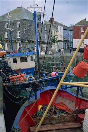 padstow - Padstow, Cornwall, England, United Kingdom, Europe Foto de stock - Con derechos protegidos, Código: 841-02944780