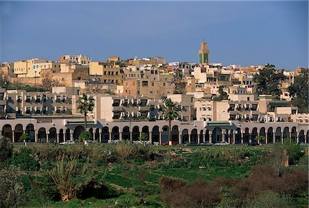 City skyline, Meknes, Morocco, North Africa, Africa Foto de stock - Con derechos protegidos, Código: 841-02944846