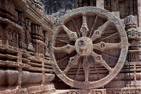 Detail from the Konarak Temple, UNESCO World Heritage Site, Orissa state, India, Asia Stock Photo - Rights-Managed, Code: 841-02944905