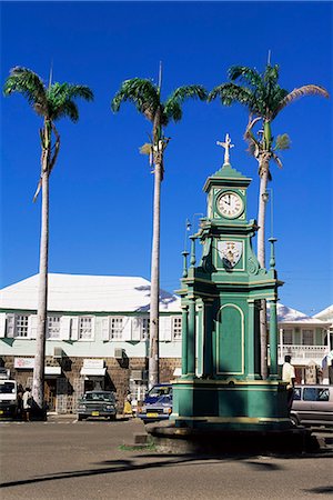 federación de st kitts y nevis - Basseterre, St. Kitts, Leeward Islands, Lesser Antilles, West Indies, Central America Foto de stock - Con derechos protegidos, Código: 841-02945035