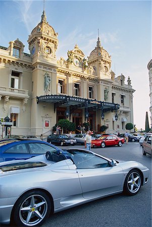 Casino and Ferrari, Monte Carlo, Monaco, Europe Foto de stock - Con derechos protegidos, Código: 841-02945264