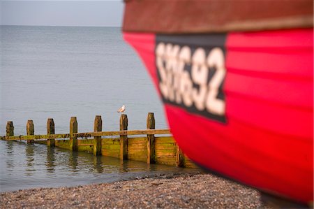 Fishing boat, Worthing beach, West Sussex, England, United Kingdom, Europe Stock Photo - Rights-Managed, Code: 841-02945307