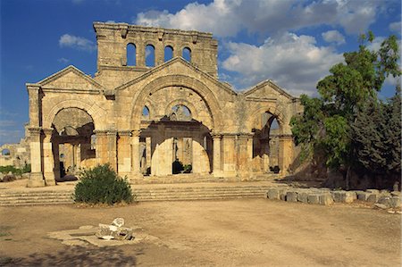 simsearch:841-02703523,k - Basilica of San Simeon (Qala'at Samaan), Syria, Middle East Foto de stock - Con derechos protegidos, Código: 841-02945881