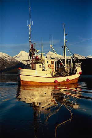 scandinavian fishing boat - Fishing boat, Arctic Norway, Scandinavia, Europe Stock Photo - Rights-Managed, Code: 841-02946076