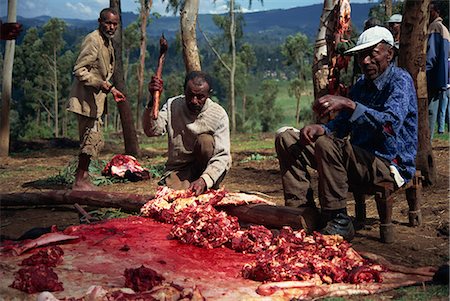 Easter sacrifical ceremony, Addis Ababa, Ethiopia, Africa Stock Photo - Rights-Managed, Code: 841-02946095