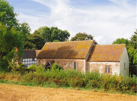 english countryside church - Sapey Old Church, St. Bartholomew's dating from the 11th century, Lower Sapey, Worcestershire, England, United Kingdom, Europe Stock Photo - Rights-Managed, Code: 841-02946392