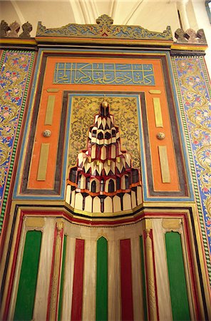 The mihrab added to St. Sophia cathedral when it became the Selimiye mosque, Nicosia, north Cyprus, Cyprus, Europe Foto de stock - Con derechos protegidos, Código: 841-02946512