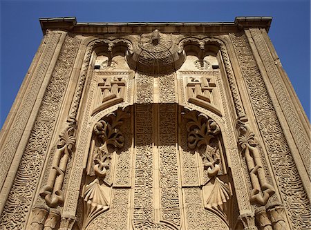 seljuk buildings - The portal of the Seljuk Ince Minare Medrese, now the Museum of Wood and Stone Carving, Konya, Anatolia, Turkey, Asia Minor, Eurasia Stock Photo - Rights-Managed, Code: 841-02946553