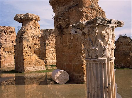 simsearch:841-05786055,k - Ruins of the Roman Baths at Carthage, UNESCO World Heritage Site, Tunisia, North Africa, Africa Foto de stock - Con derechos protegidos, Código: 841-02946591