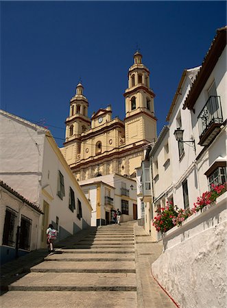 The Basilica, Olvera, Andalucia, Spain, Europe Fotografie stock - Rights-Managed, Codice: 841-02946612