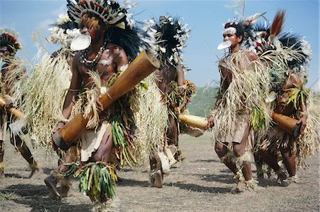 daru island - Dancers from Daru island carrying kundu drums at a sing-sing, Port Moresby, Papua New Guinea, Pacific Stock Photo - Rights-Managed, Code: 841-02946654