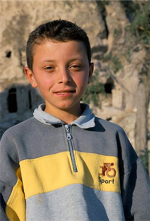 Portrait of a young boy, Cappadocia, Anatolia, Turkey, Asia Minor, Asia Stock Photo - Rights-Managed, Code: 841-02946845