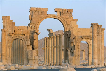 simsearch:841-03056632,k - Ruines, Palmyre, Site du patrimoine mondial de l'UNESCO, la Syrie Moyen-Orient Photographie de stock - Rights-Managed, Code: 841-02946870