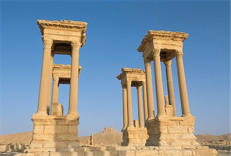 simsearch:841-03056632,k - Ruines, Palmyre, Site du patrimoine mondial de l'UNESCO, la Syrie Moyen-Orient Photographie de stock - Rights-Managed, Code: 841-02946872
