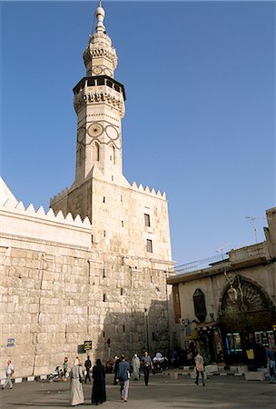 Umayyad (Omayyad) mosque, UNESCO World Heritage Site, Damascus, Syria, Middle East Stock Photo - Rights-Managed, Code: 841-02946888