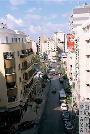 Reconstruit la ville, Beyrouth, Liban, Moyen-Orient Photographie de stock - Rights-Managed, Code: 841-02946902