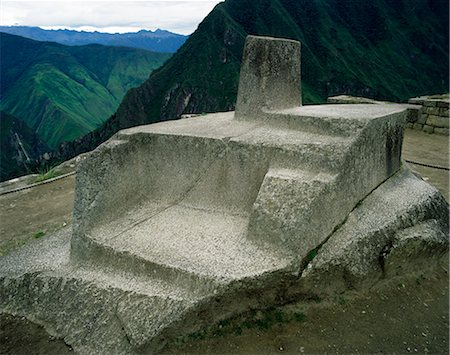 simsearch:841-02921022,k - L'Intihuatana (poste d'attache pour le soleil), Temple du soleil, Machu Picchu, patrimoine mondial de l'UNESCO, au Pérou, Amérique du Sud Photographie de stock - Rights-Managed, Code: 841-02946996