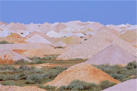 quarry nobody - Mines d'opales à Coober Pedy, Australie-méridionale Photographie de stock - Rights-Managed, Code: 841-02947027