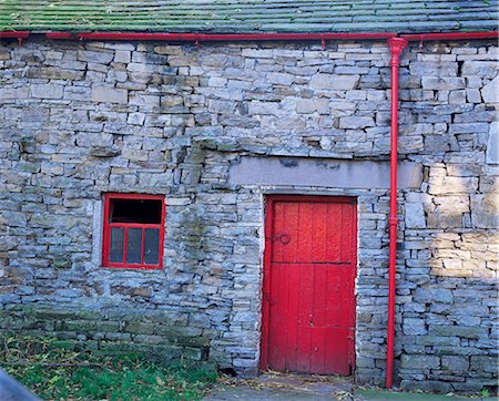 Farm building at Hardraw, Wensleydale, Yorkshire Dales, England, United Kingdom, Europe Fotografie stock - Rights-Managed, Codice: 841-02947030