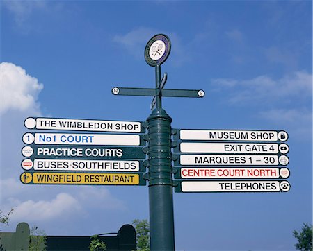 Wimbledon Tennis Championships, London, England, United Kingdom, Europe Foto de stock - Con derechos protegidos, Código: 841-02947031