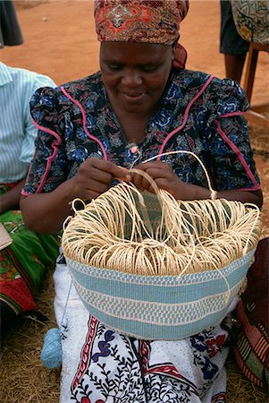 Making traditional basket, Kibwezi, Kenya, East Africa, Africa Stock Photo - Rights-Managed, Code: 841-02947189