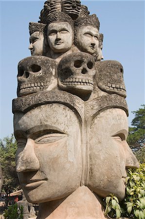 Buddha Park, Xieng Khuan, Vientiane, Laos, Indochina, Südostasien, Asien Stockbilder - Lizenzpflichtiges, Bildnummer: 841-02947235
