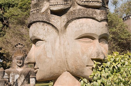 Buddha Park, Xieng Khuan, Vientiane, Laos, Indochina, Südostasien, Asien Stockbilder - Lizenzpflichtiges, Bildnummer: 841-02947233