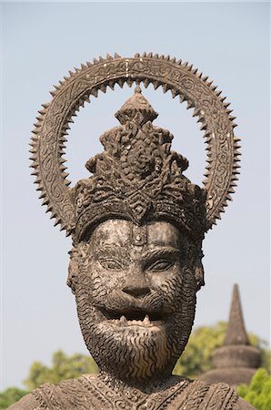 Buddha Park, Xieng Khuan, Vientiane, Laos, Indochina, Südostasien, Asien Stockbilder - Lizenzpflichtiges, Bildnummer: 841-02947240