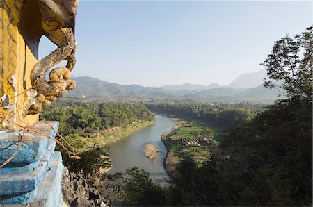 Khan River, Luang Prabang, Laos, Indochina, Southeast Asia, Asia Foto de stock - Direito Controlado, Número: 841-02947255
