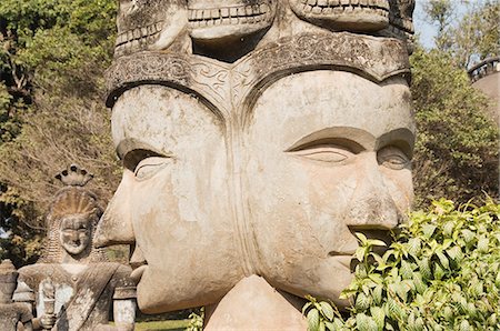 Buddha Park, Xieng Khuan, Vientiane, Laos, Indochina, Südostasien, Asien Stockbilder - Lizenzpflichtiges, Bildnummer: 841-02947274