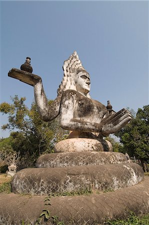 Buddha Park, Xieng Khuan, Vientiane, Laos, Indochine, Asie du sud-est, Asie Photographie de stock - Rights-Managed, Code: 841-02947288