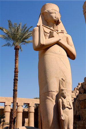Tempel von Karnak, in der Nähe von Luxor, Theben, UNESCO World Heritage Site, Ägypten, Nordafrika, Afrika Stockbilder - Lizenzpflichtiges, Bildnummer: 841-02943553