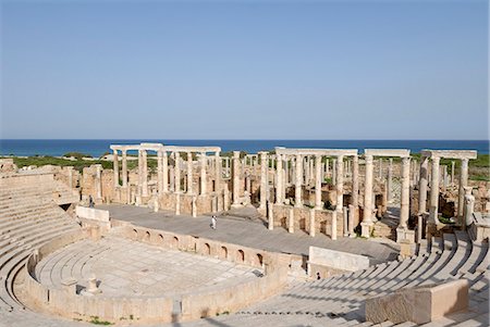 Amphitheatre, Leptis Magna, UNESCO World Heritage Site, Libya, North Africa, Africa Stock Photo - Rights-Managed, Code: 841-02943738