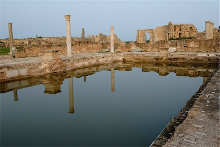 Hadrianischen Bad, Leptis Magna, UNESCO Weltkulturerbe, Libyen, Nordafrika, Afrika Stockbilder - Lizenzpflichtiges, Bildnummer: 841-02943746