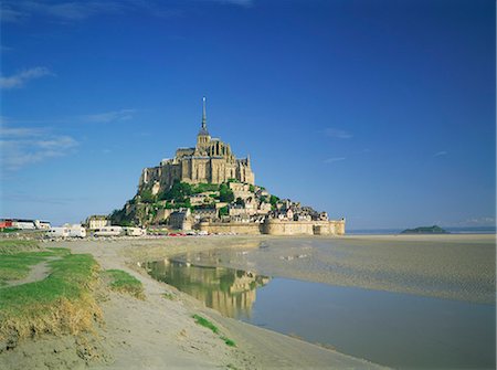 Mont St. Michel, UNESCO World Heritage Site, La Manche region, Basse-Normandie, France, Europe Foto de stock - Con derechos protegidos, Código: 841-02943809