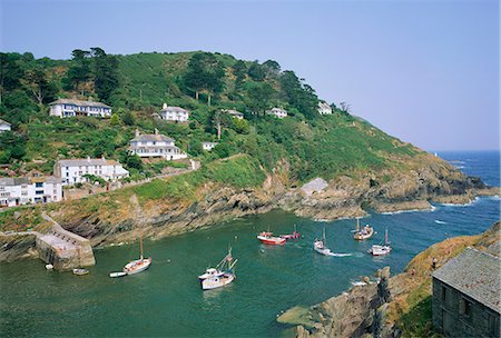 polperro cornwall england - Polperro, Cornwall, England, United Kingdom, Europe Stock Photo - Rights-Managed, Code: 841-02943829