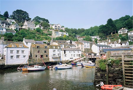 polperro cornwall england - Polperro, Cornwall, England, United Kingdom, Europe Stock Photo - Rights-Managed, Code: 841-02943832