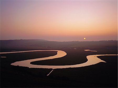 simsearch:841-02946399,k - Sonnenuntergang über dem Fluss Cuckmere Cuckmere Haven, East Sussex, England, Vereinigtes Königreich, Europa Stockbilder - Lizenzpflichtiges, Bildnummer: 841-02943854