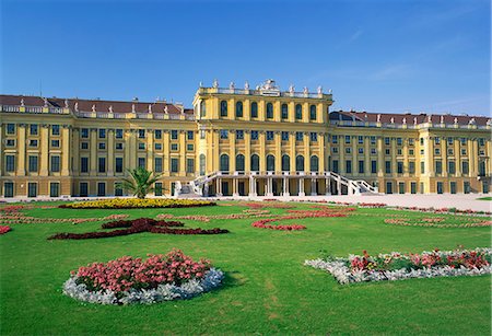 schloss schonbrunn - Schonbrunn Palace, UNESCO World Heritage Site, Vienna, Austria, Europe Foto de stock - Con derechos protegidos, Código: 841-02943856
