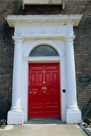 Georgian doorway, Dublin, County Dublin, Republic of Ireland, Europe Stock Photo - Rights-Managed, Code: 841-02943942