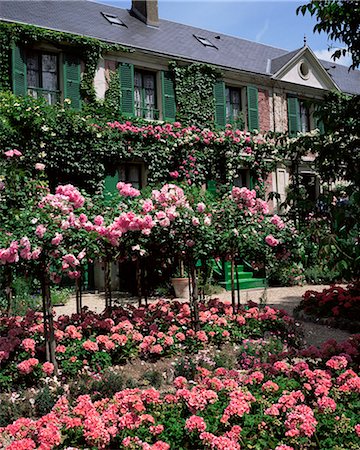 Maison et jardin de Claude Monet, Giverny, Haute-Normandie (Normandie), France, Europe Photographie de stock - Rights-Managed, Code: 841-02943977