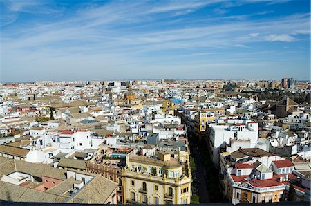 simsearch:841-02901519,k - View from La Giralda tower, Seville, Andalusia, Spain, Europe Stock Photo - Rights-Managed, Code: 841-02994021