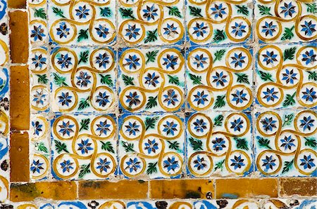 simsearch:841-02993979,k - District de carreaux azulejos de style mudéjar, Casa de Pilatos, Santa Cruz, Séville, Andalousie, Espagne, Europe Photographie de stock - Rights-Managed, Code: 841-02994065