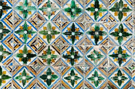 simsearch:841-02993945,k - District de carreaux azulejos de style mudéjar, Casa de Pilatos, Santa Cruz, Séville, Andalousie, Espagne, Europe Photographie de stock - Rights-Managed, Code: 841-02994072