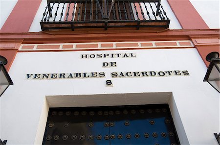 simsearch:841-02993945,k - Hôpital de district de Venerables Sacerdotes, Santa Cruz, Séville, Andalousie, Espagne, Europe Photographie de stock - Rights-Managed, Code: 841-02994136